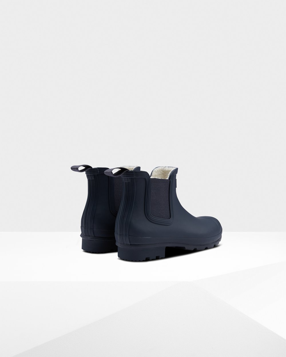 Hunter Original Insulated Chelsea Boots - Discount Mens Navy - MPAVYW763